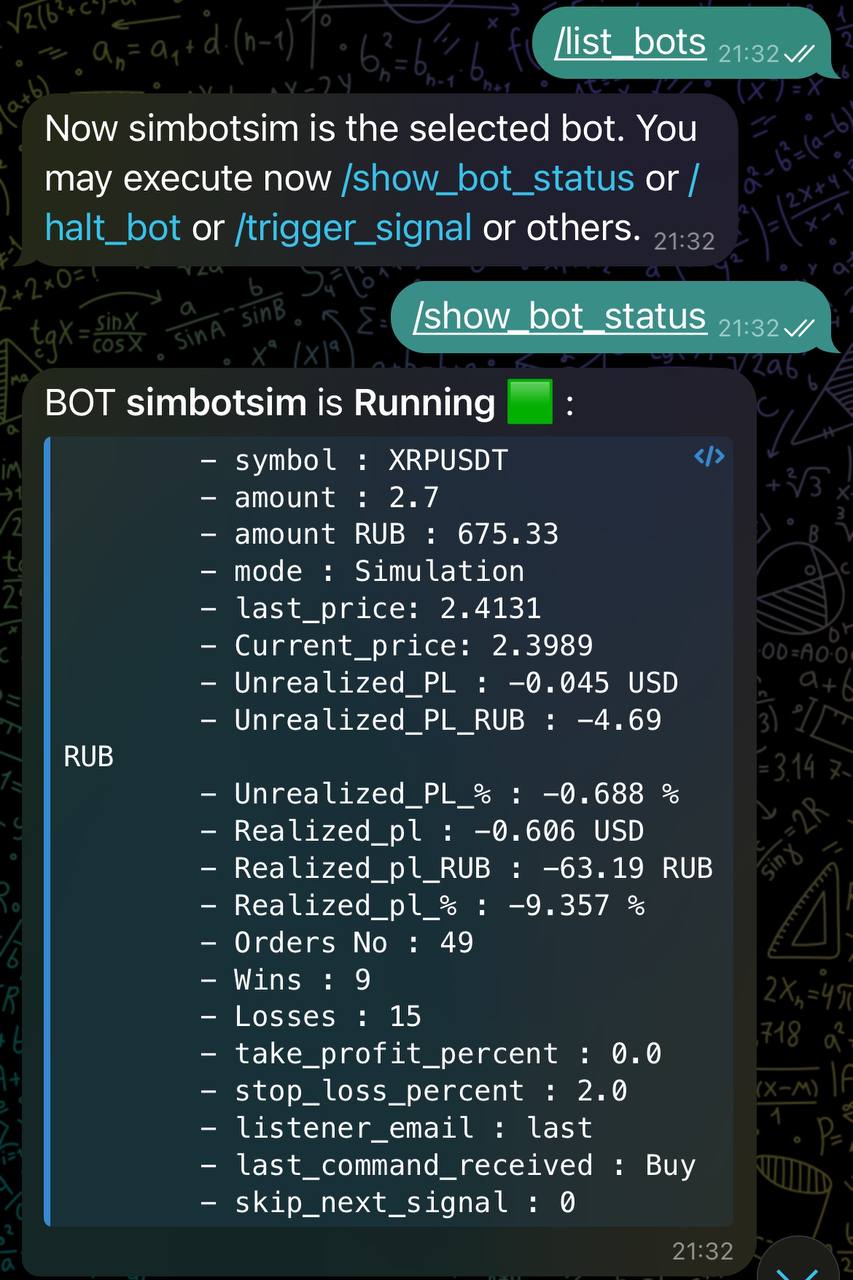 Crypto Trading Bot Screenshot 3
