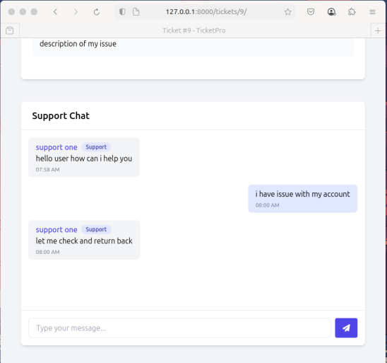 TicketPro - Full Stack Support Ticket Management System